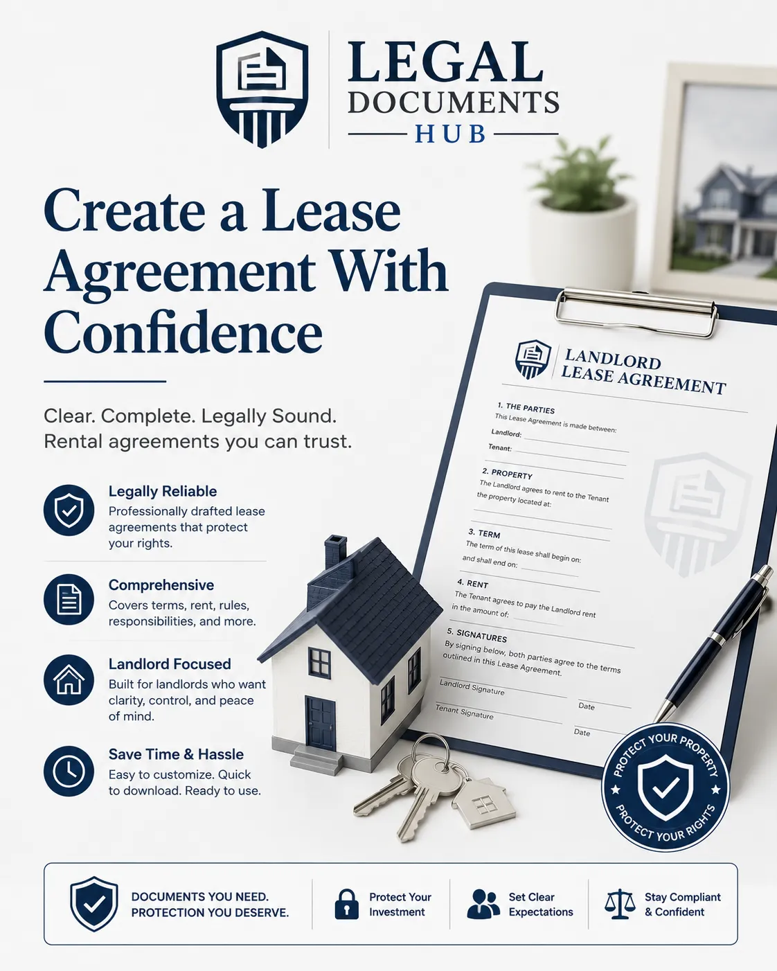 Landlord preparing a state-aware lease before the keys change hands